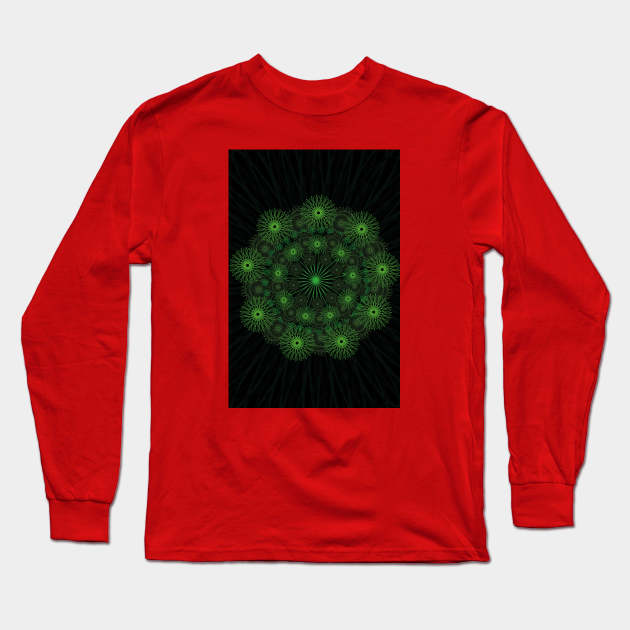 Irish Pixels Long Sleeve T-Shirt by RachelEDesigns